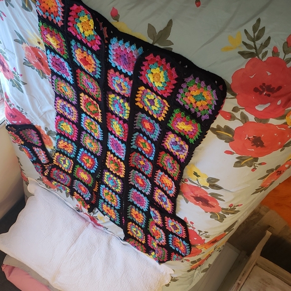 NEW!!! Handmade Granny Square Duster - Picture 3 of 6